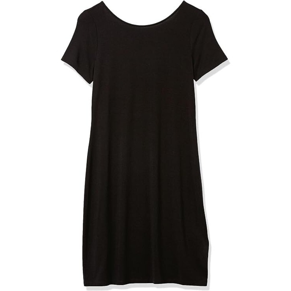 Amazon Essentials Women Jersey Ballet-Back T-Shirt Daily Ritual Dress Black L